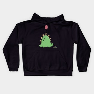 Dino Birthday Card Kids Hoodie